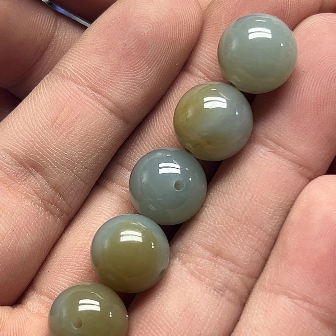 和田玉且末糖单珠未镶嵌Z***7