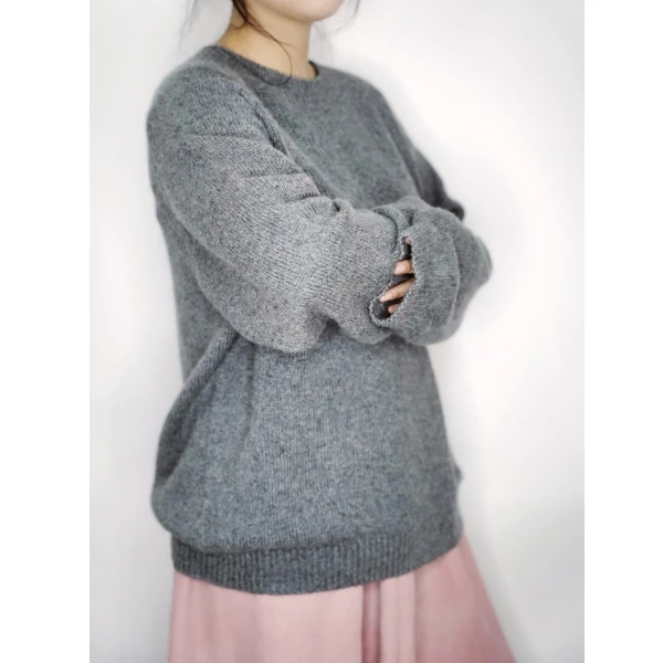 凯澜 纯手工针织毛衣 成品毛衣 纯手工编织 秋冬毛衣 长袖毛衣