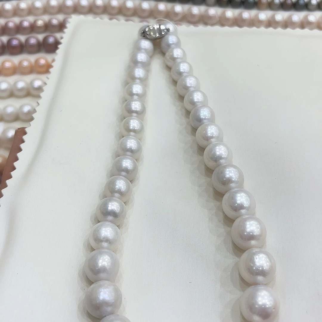 项链未镶嵌淡水珍珠11-14有核