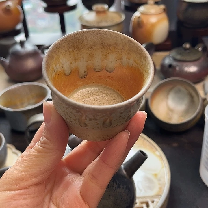 十***珠茶盏柴烧茶具柴烧茶具