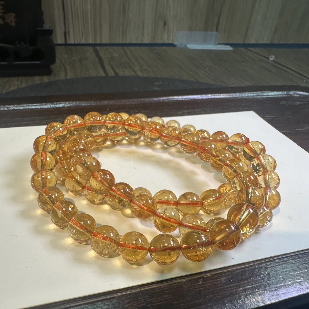 【小院甄选】暴力黄单圈手链约7mm 多样性发一件 2602EXY