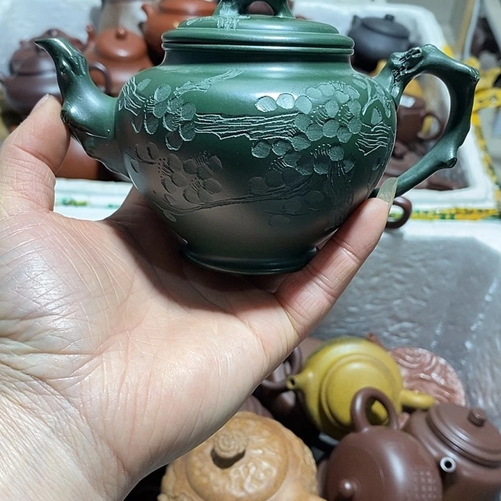 紫砂茶壶微瑕微笑