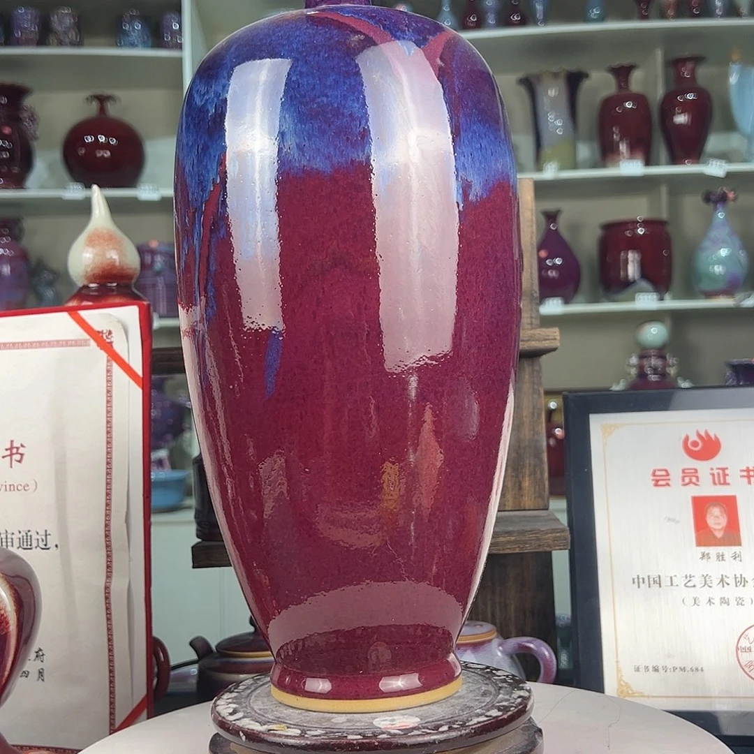 摆件郑家钧窑摆件