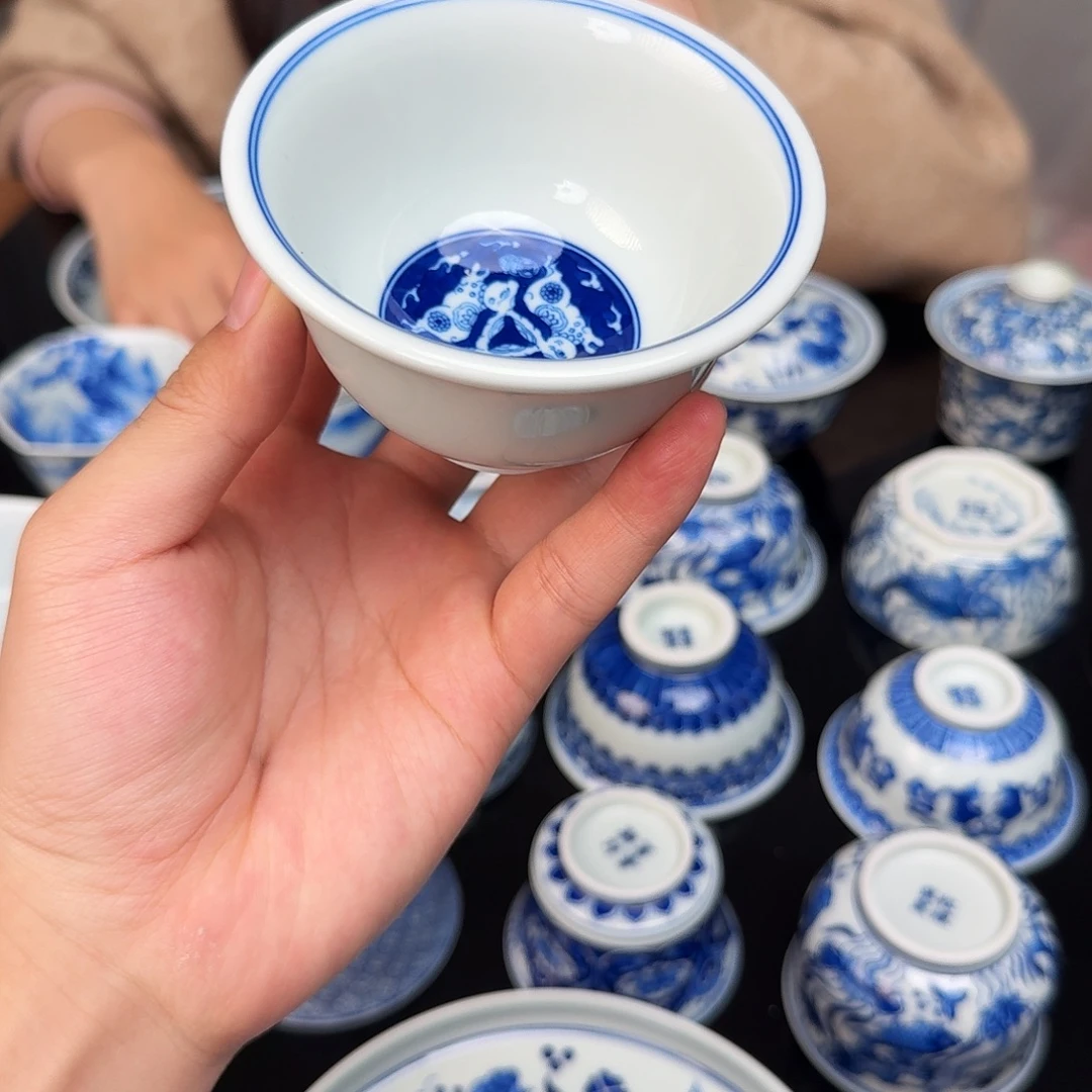 瓷杯子三兔大压100cc