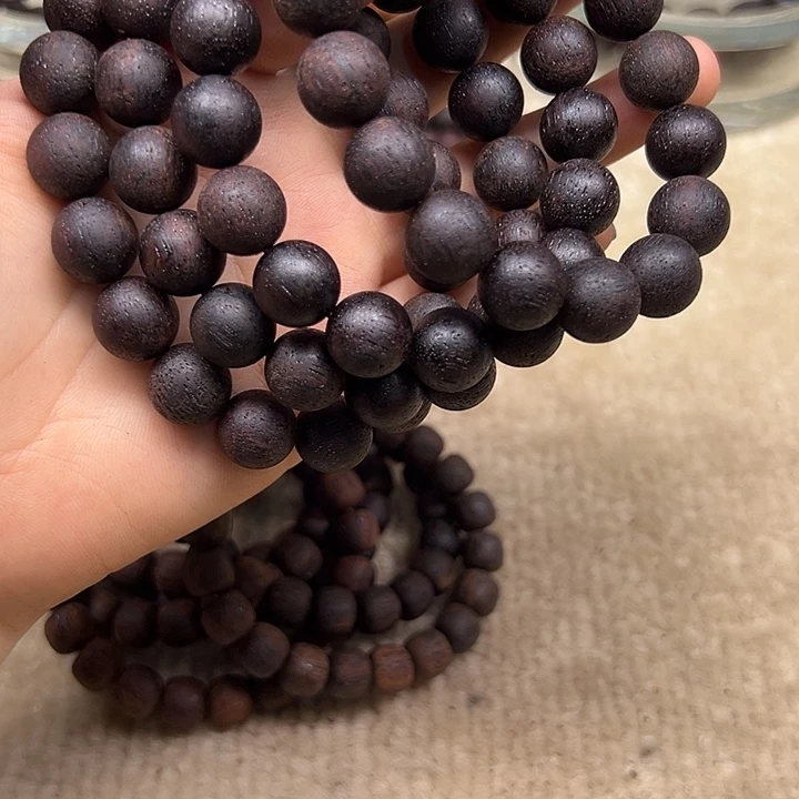 藤类缅甸小叶降真香1.2圆珠单圈