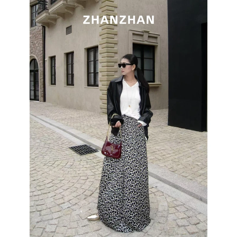 ZHANZHAN【歌剧魅影】野性魅力风豹纹长裙ZZQZZ5451SK626002