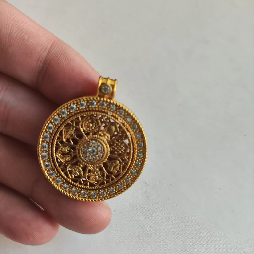 质检发货--时来运转八宝罗盘单吊坠赠项链a34DH