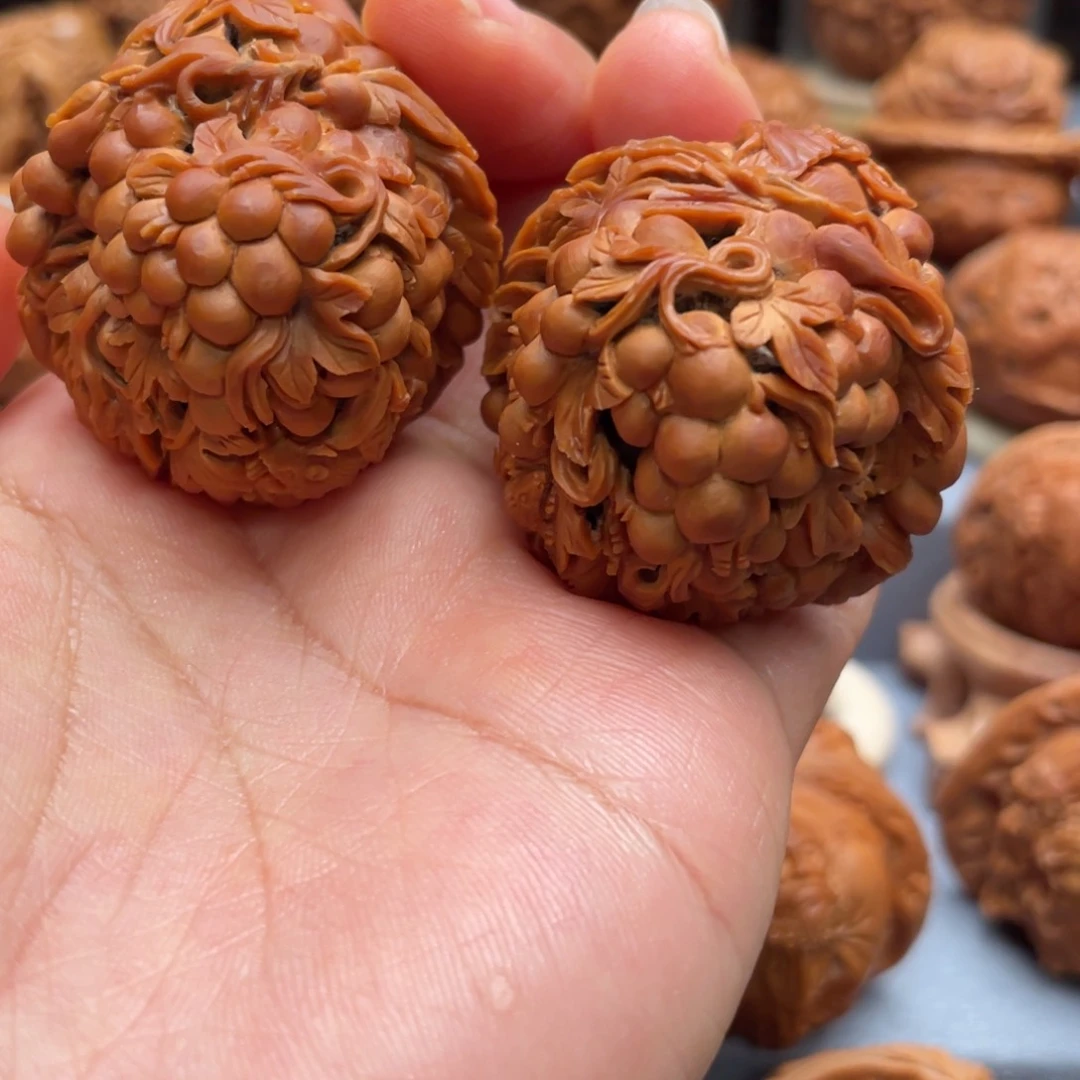 手串/手链核桃石*葫芦葡萄元宝雕刻核桃雕刻