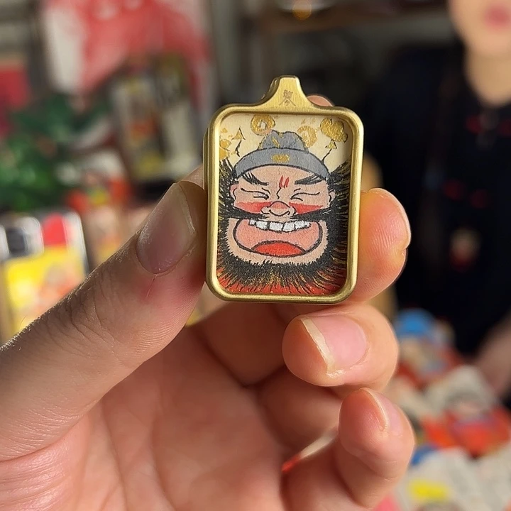 乐***箱纯手绘钟馗文创画
