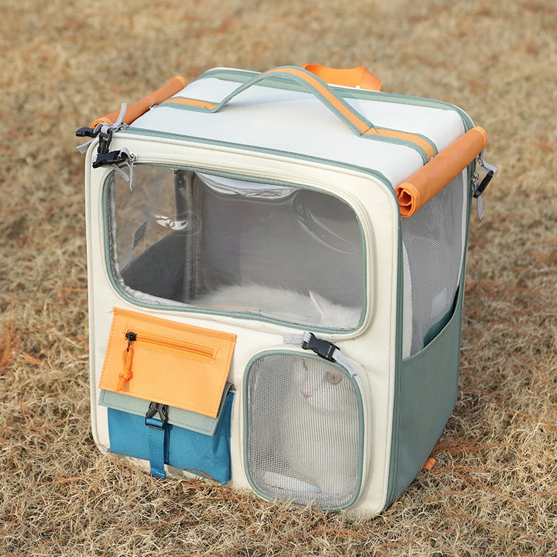 大容量便携外出包防包包宠物双肩小狗猫咪猫猫狗狗应激遛背包