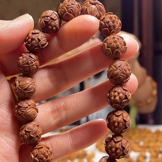 手串/手链橄榄核龙纹桃核