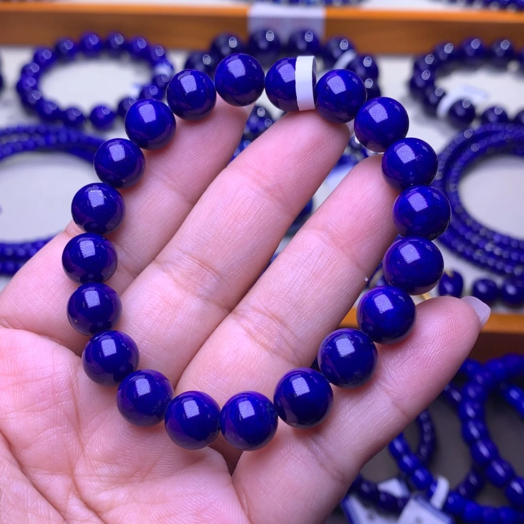 青金石未镶嵌手串9.8m