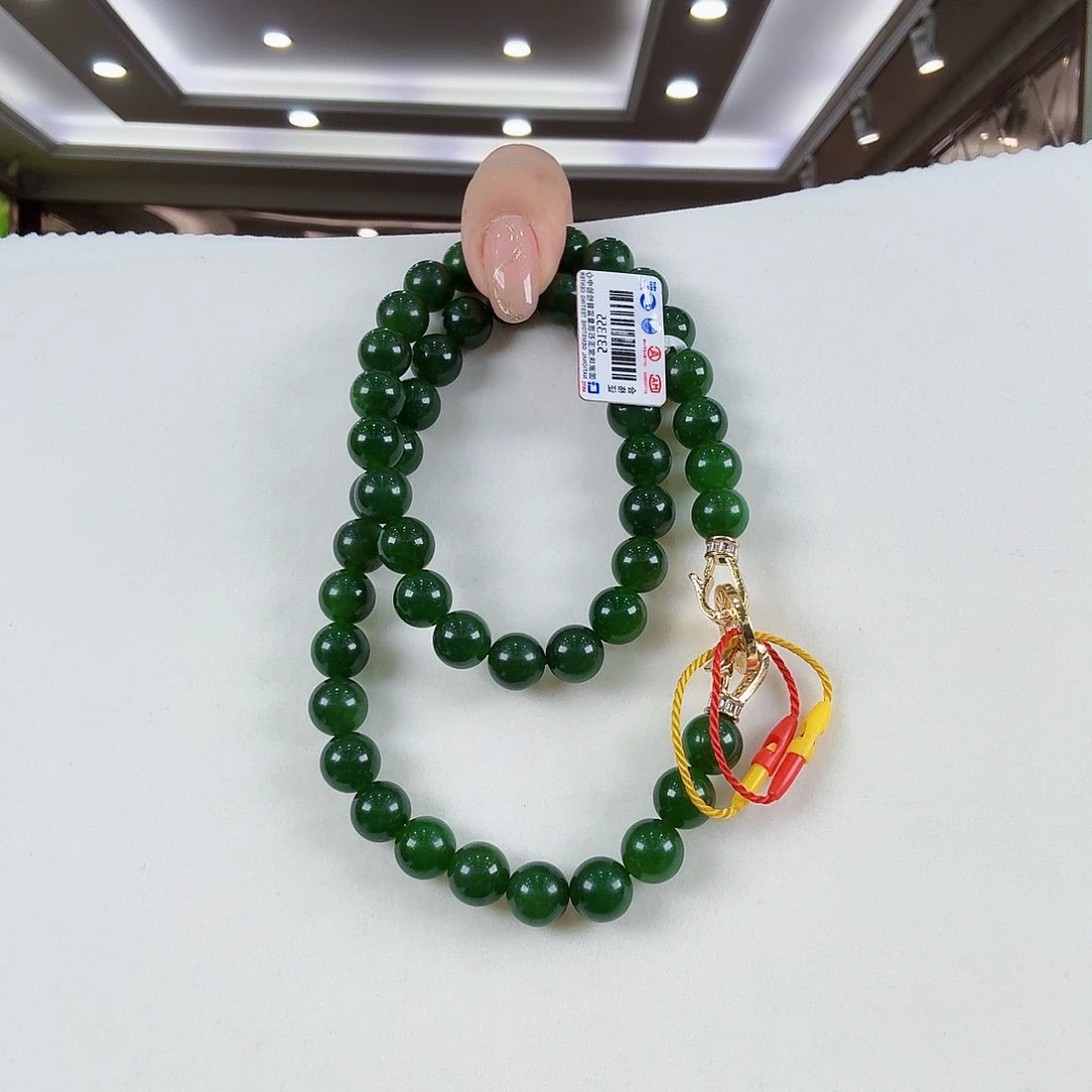 和田玉（碧玉）未镶嵌颈饰K*