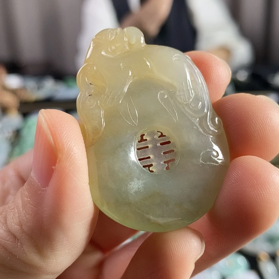 颈饰未镶嵌翡翠吊坠