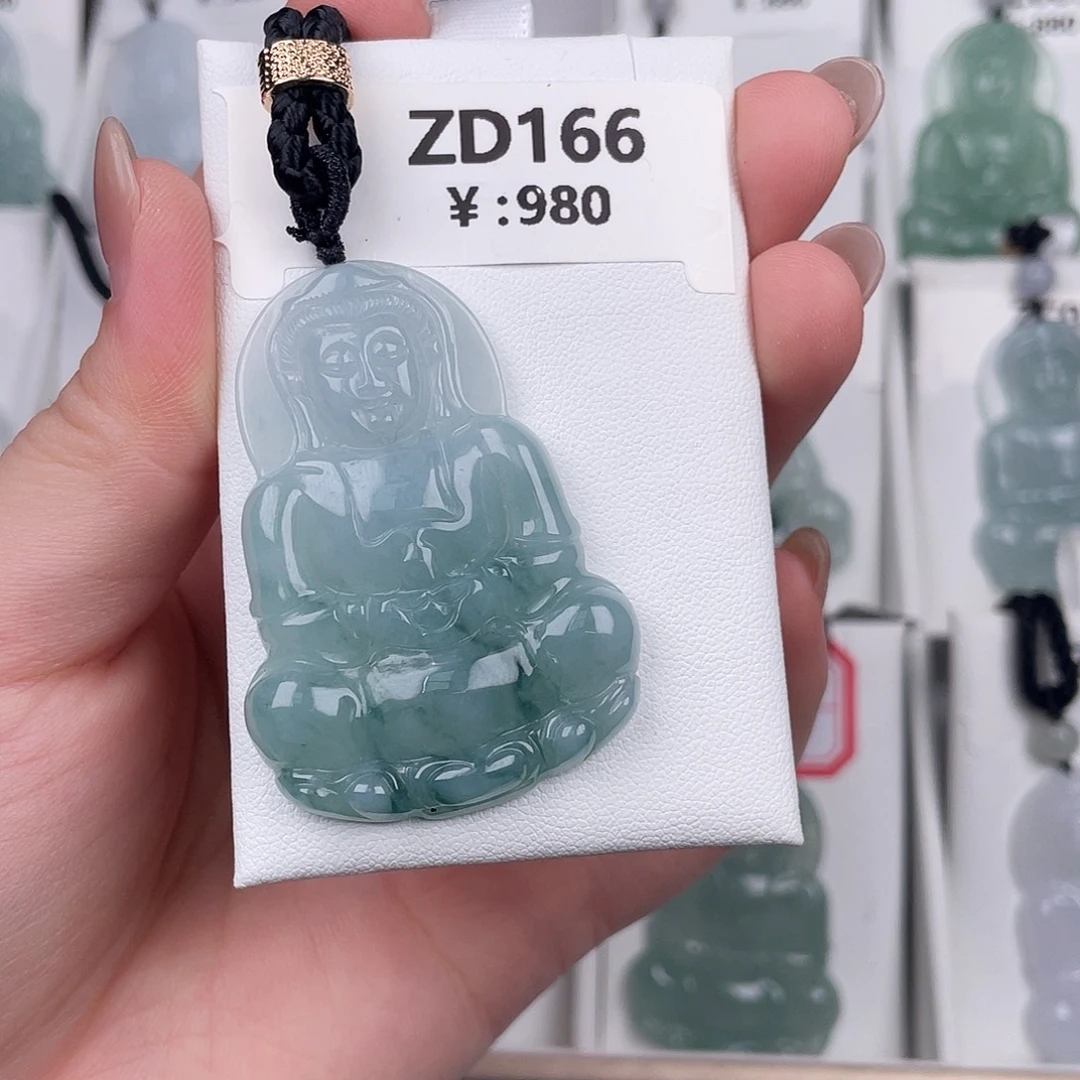 翡翠未镶嵌颈饰zd166