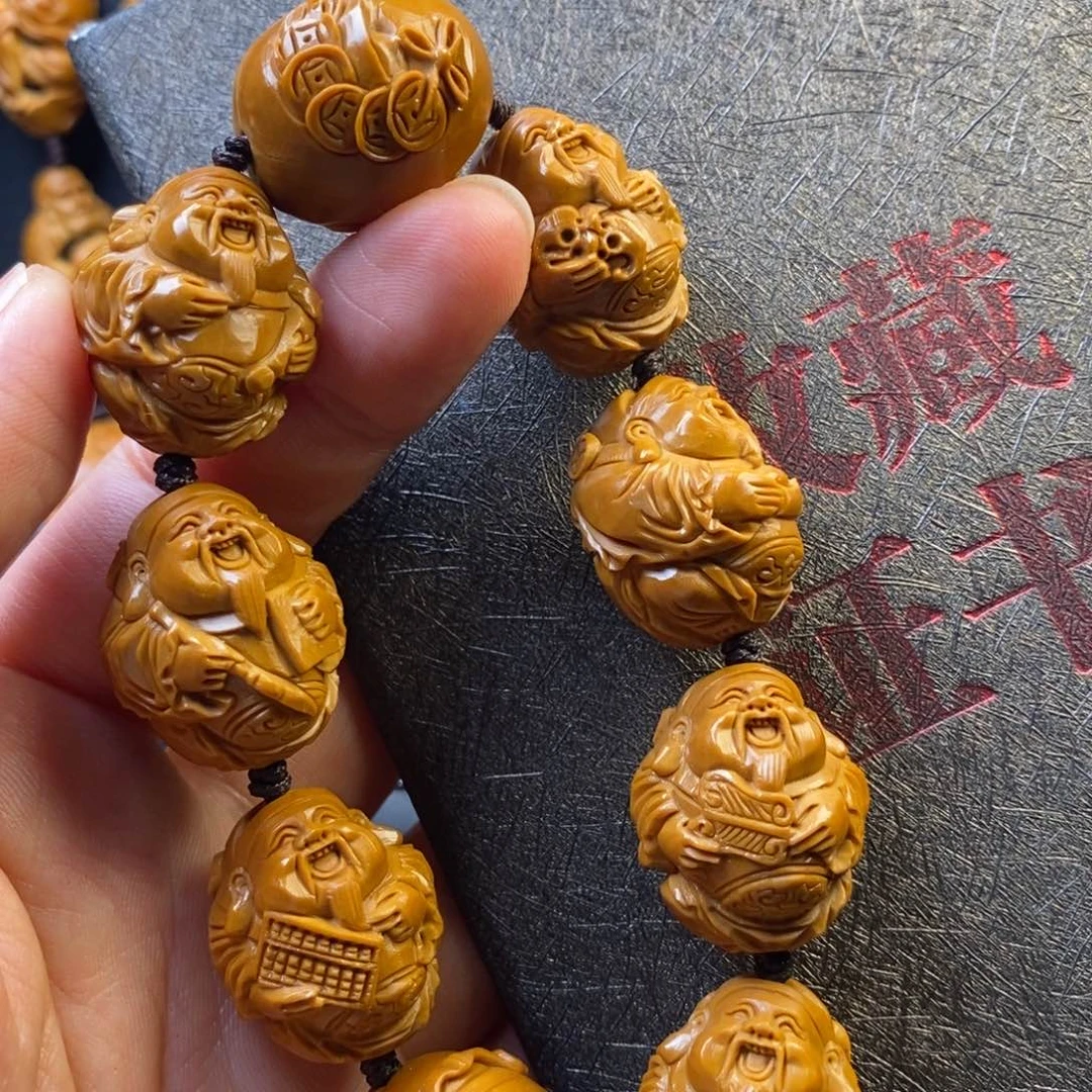 橄榄核手串八方来财