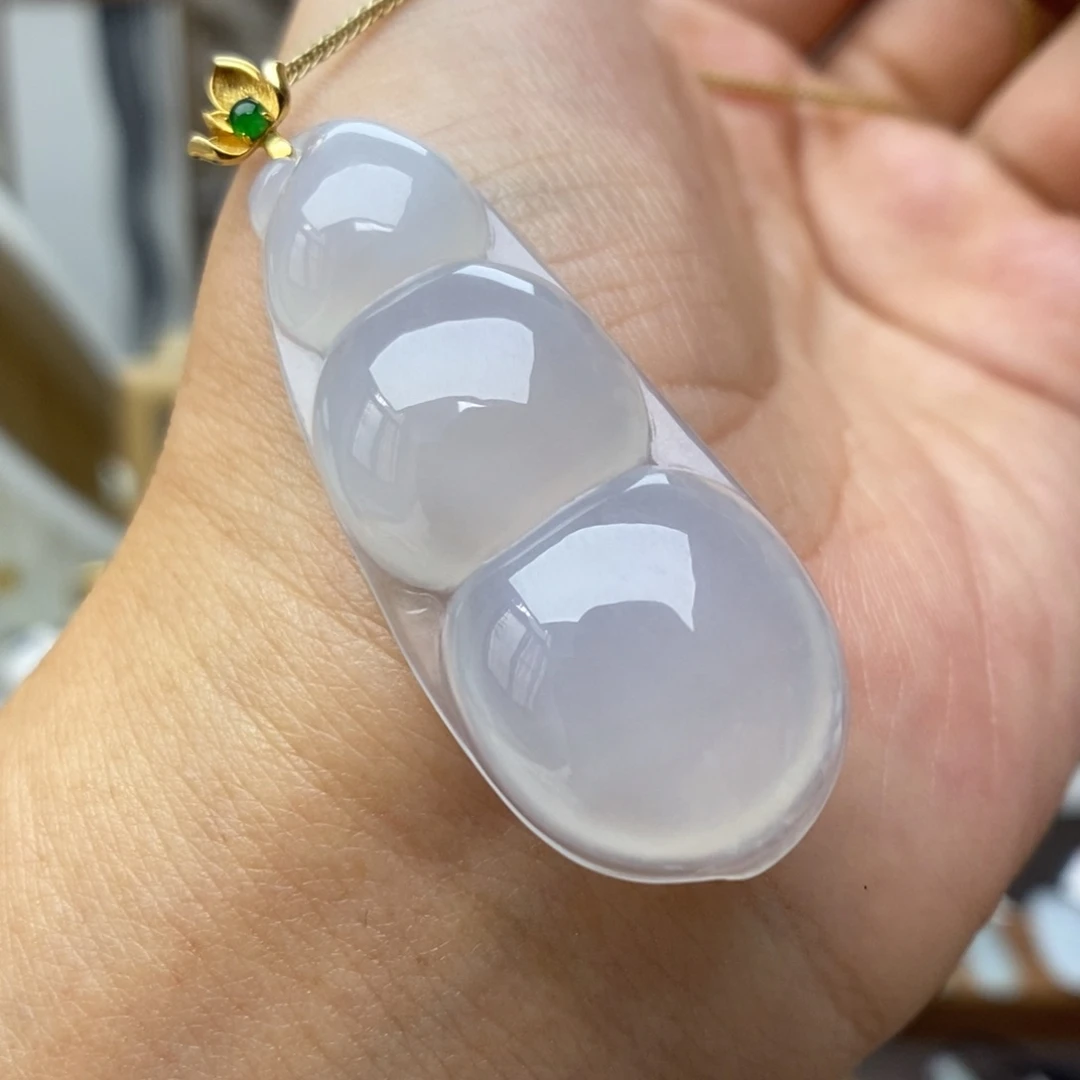 【闪购商品】颈饰18K金镶嵌翡翠21