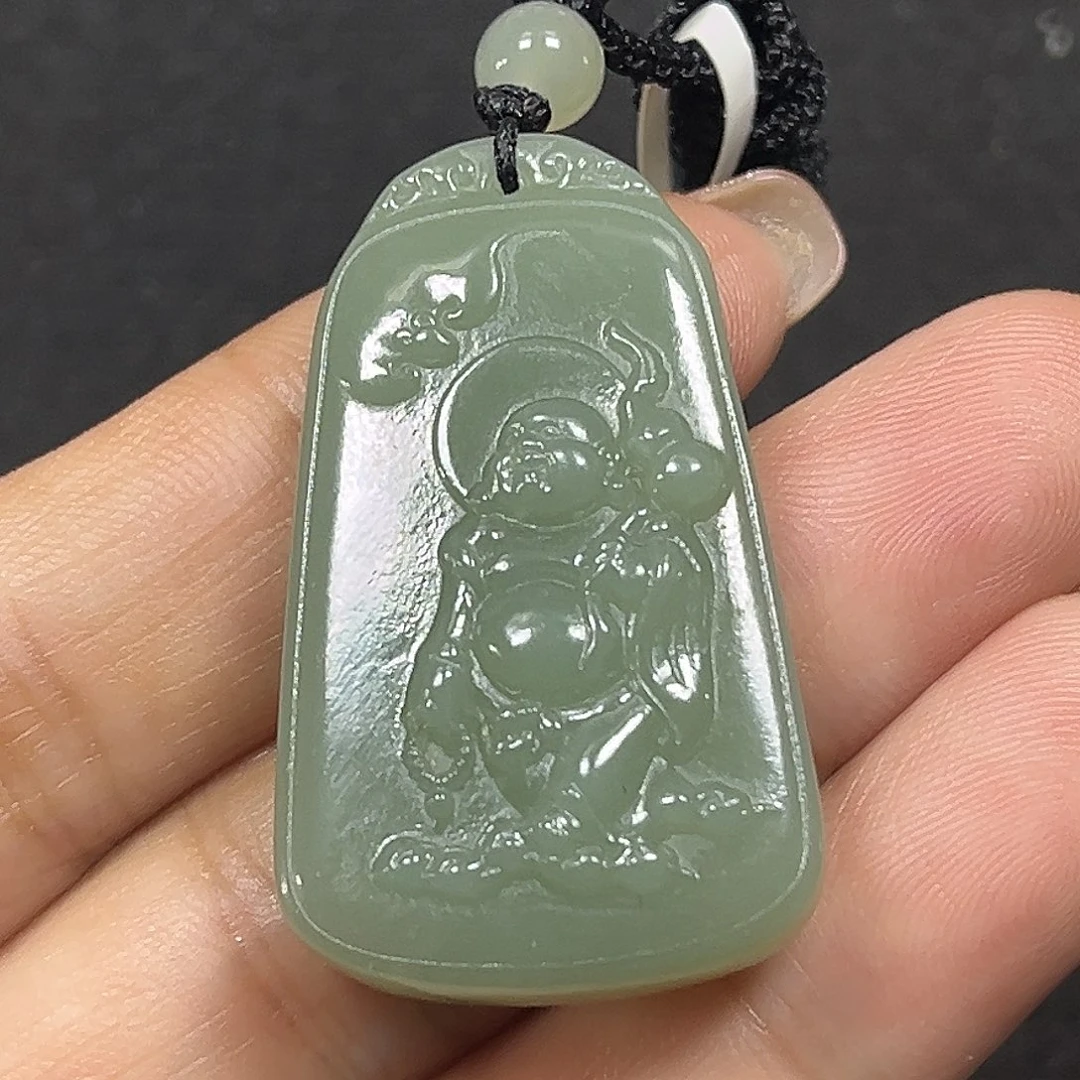 和田玉未镶嵌吊坠(不含链)