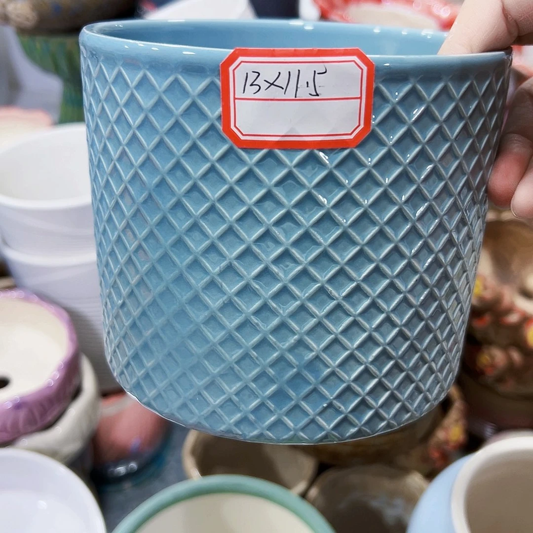 外贸尾单陶瓷花盆凑单10米包邮