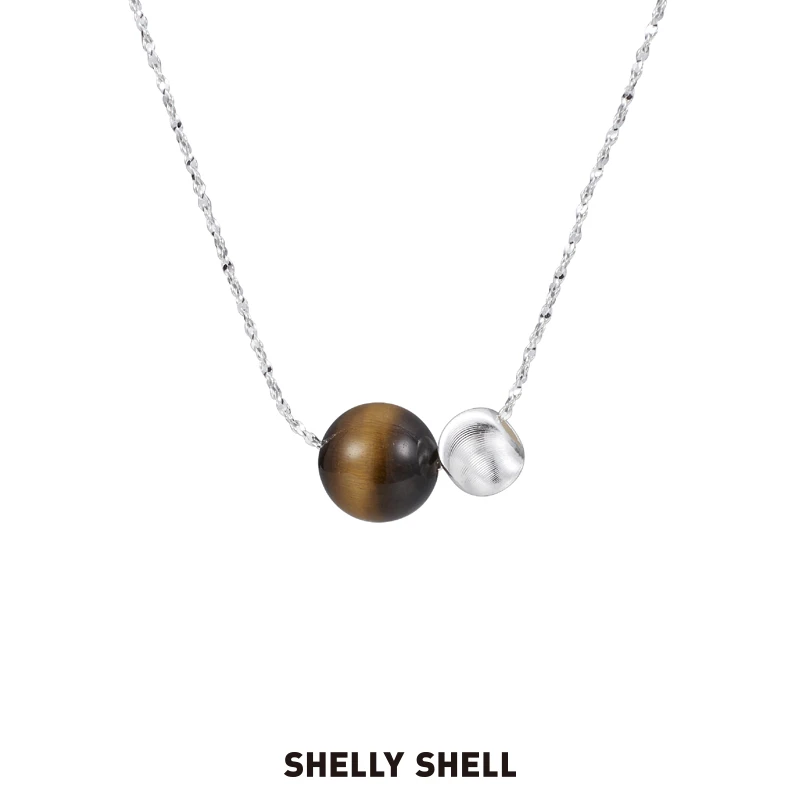 Shelly Shell 链子925银 焦糖项链  轻奢百搭简约设计2