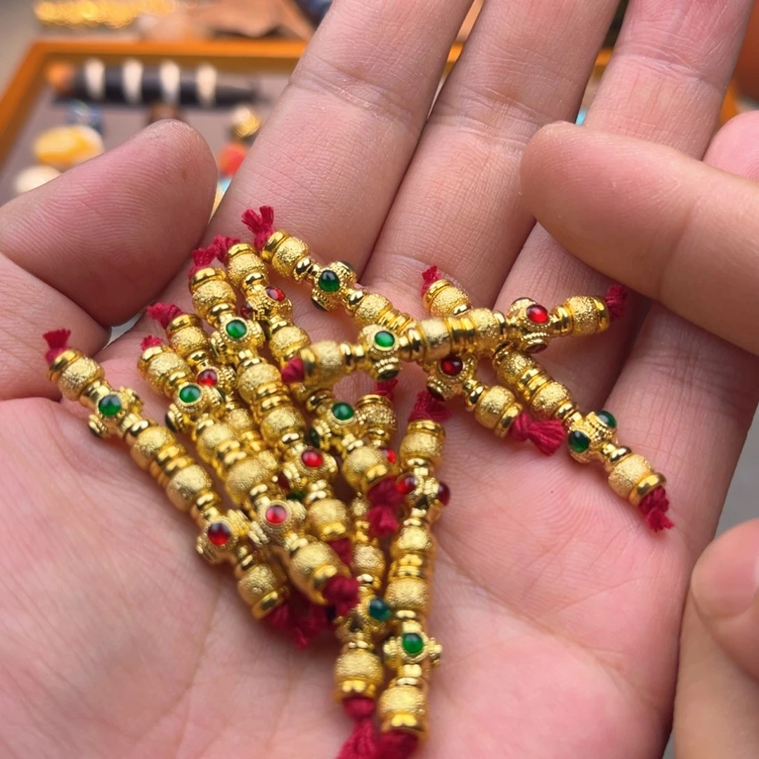 镀金万能轴一套随机发