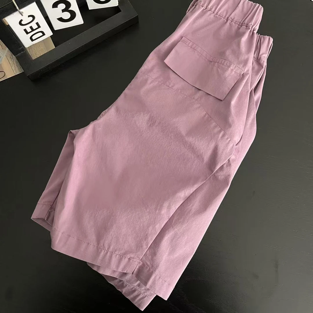 夏款男童休闲中裤紫色 5036沐系