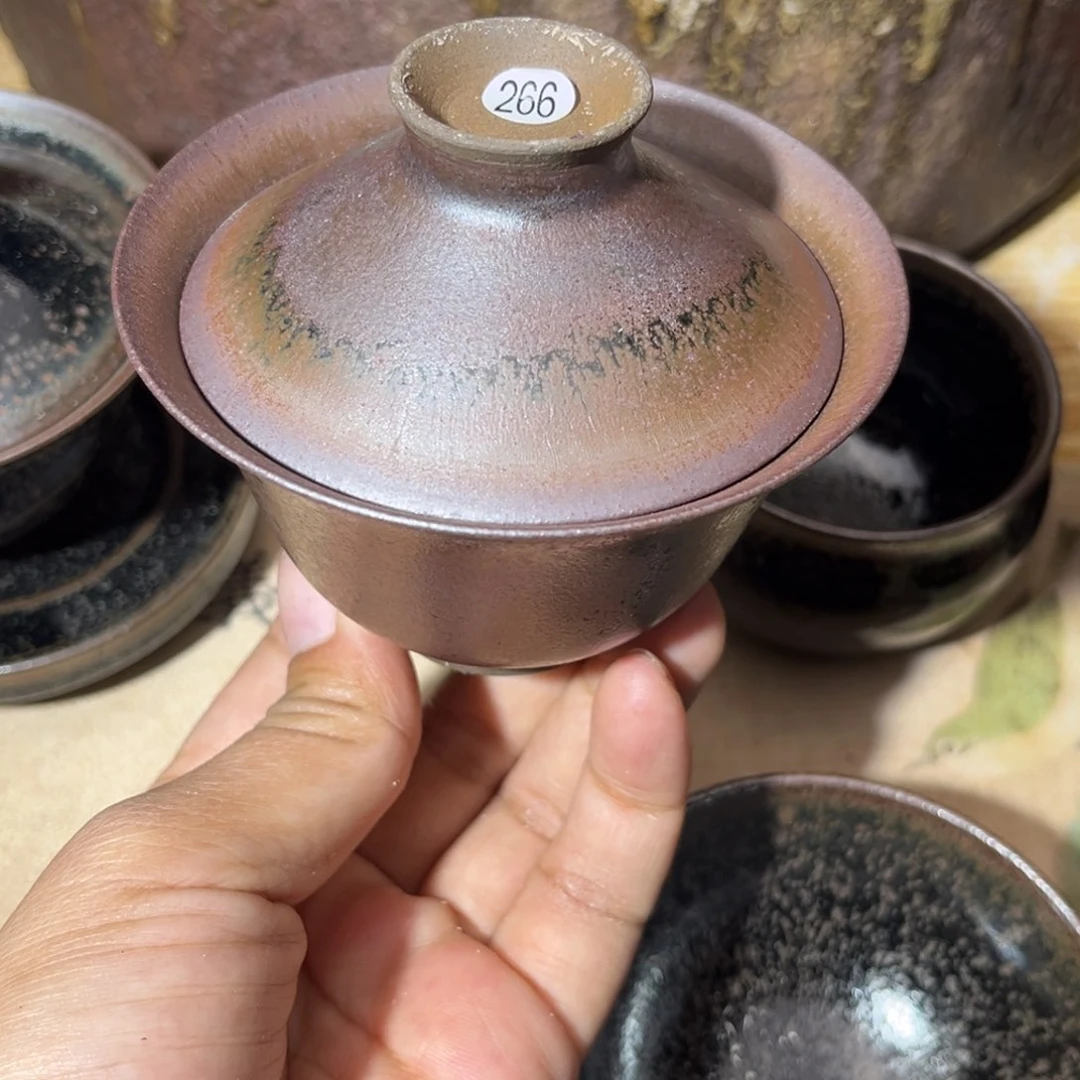 茶盏义兴龙窑坚持真柴