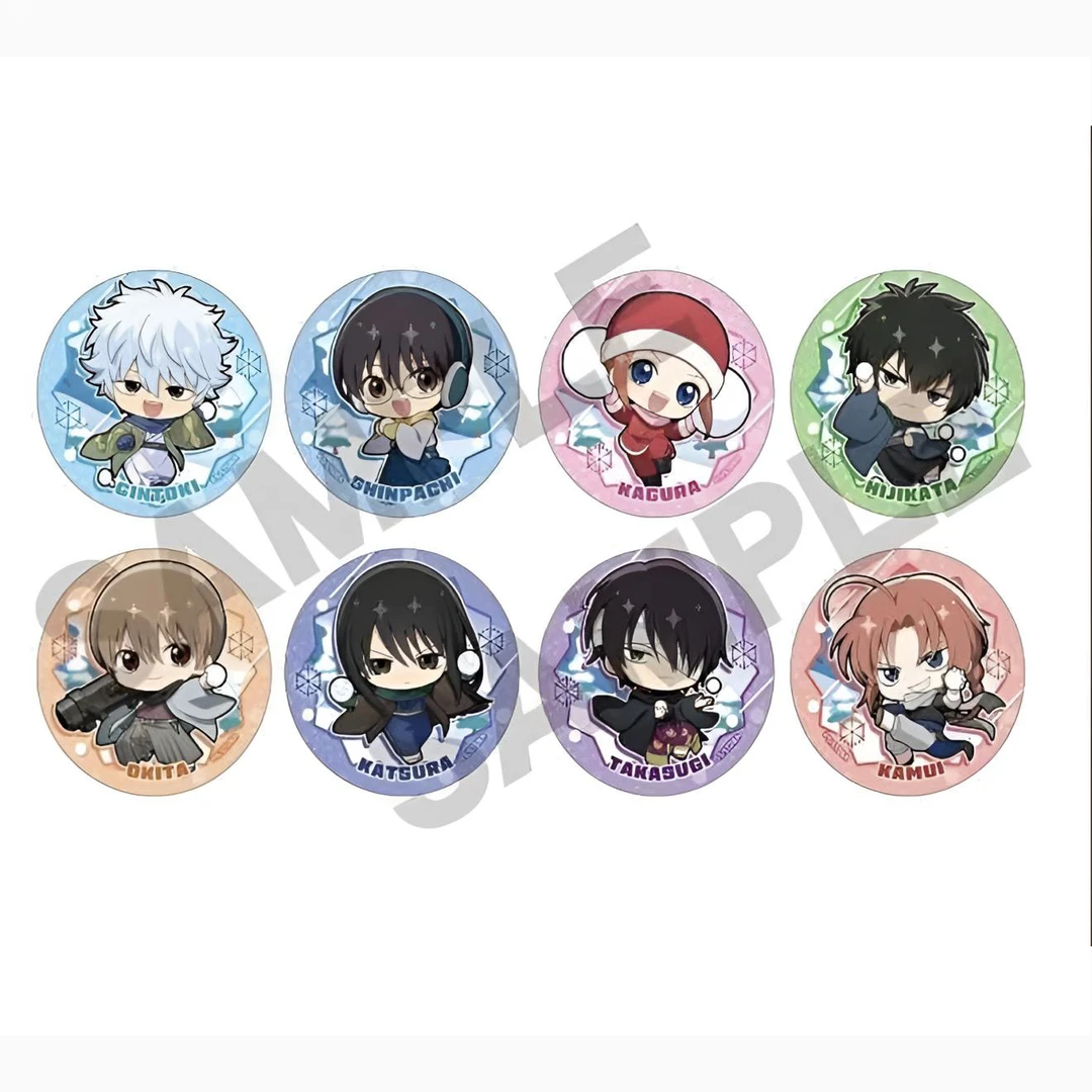 【银魂】银魂打雪仗q版吧唧徽章（默认代拆）