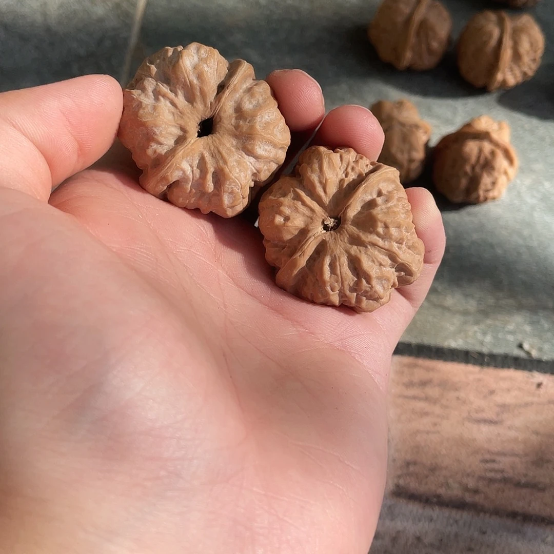 Y***.文玩核桃把件蛤蟆头