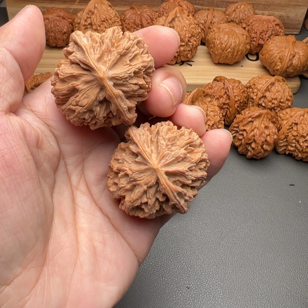 文玩核桃把件苹果有修