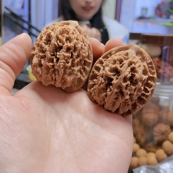 【闪购商品】文玩核桃把件奶***爸41中国大花
