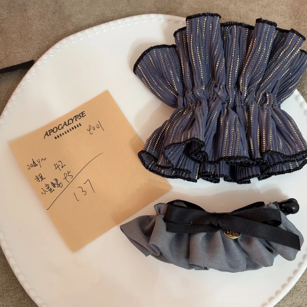 J***~布艺铁合金泡菜秋冬新款发饰no退换