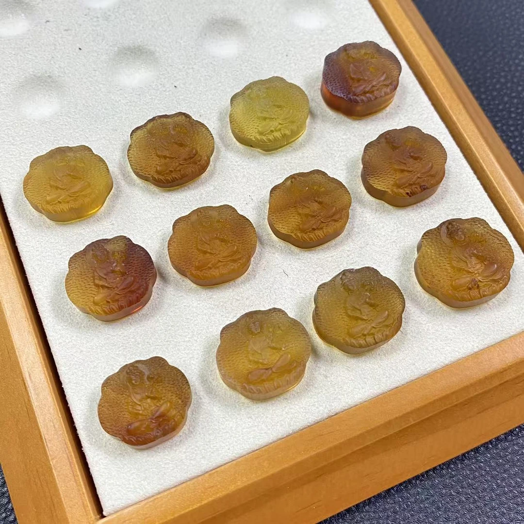 「戴琴珠宝」DQ4156-琥珀八大守护大势至-马(多样性发其一）