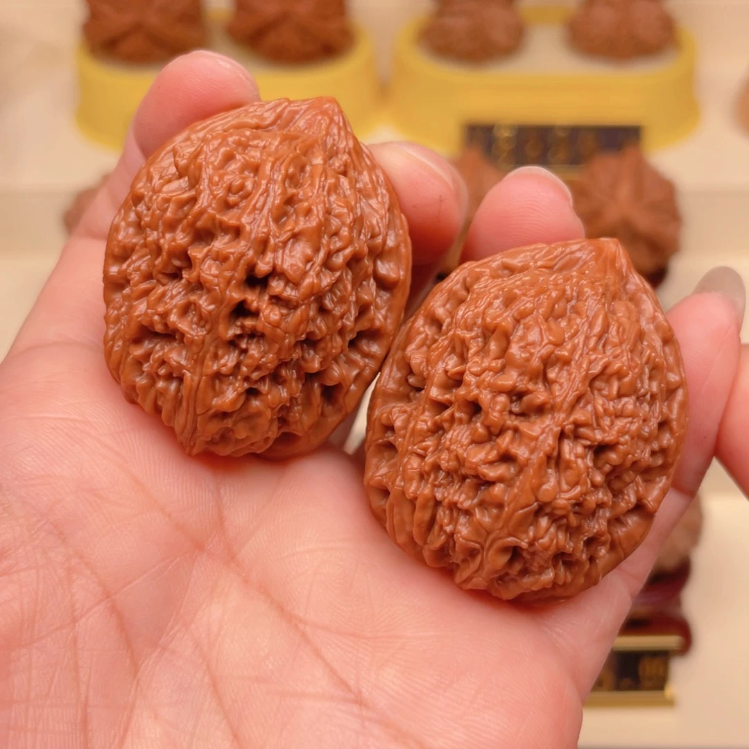 文玩核桃把件精配大蒜头36