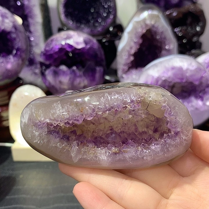 未镶嵌珠宝半成品紫晶
