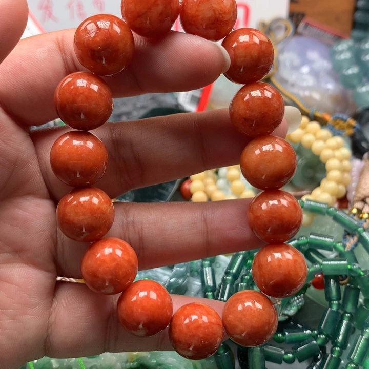 翡翠项链未镶嵌保真天然A货翡翠