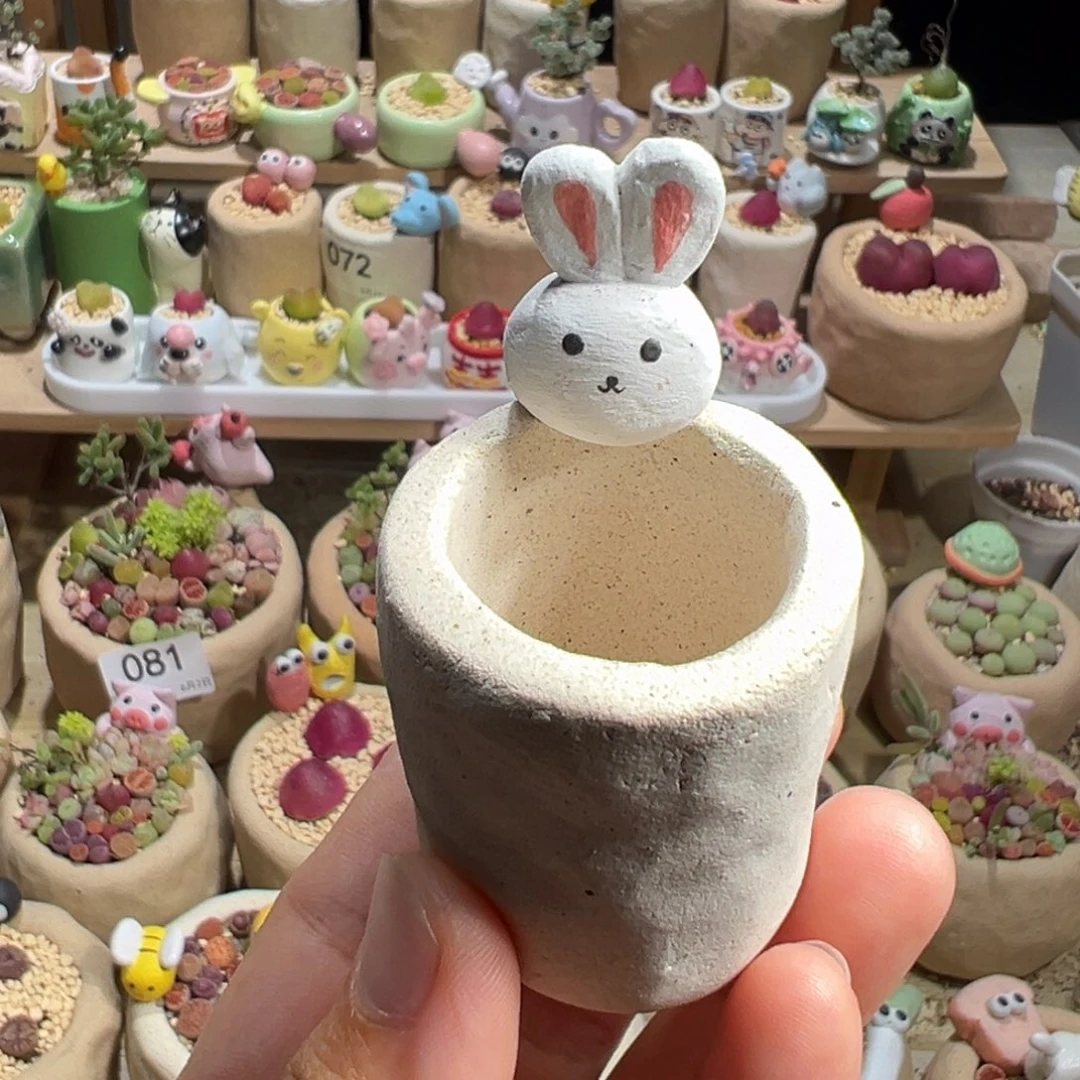 多肉植物83号素烧盆