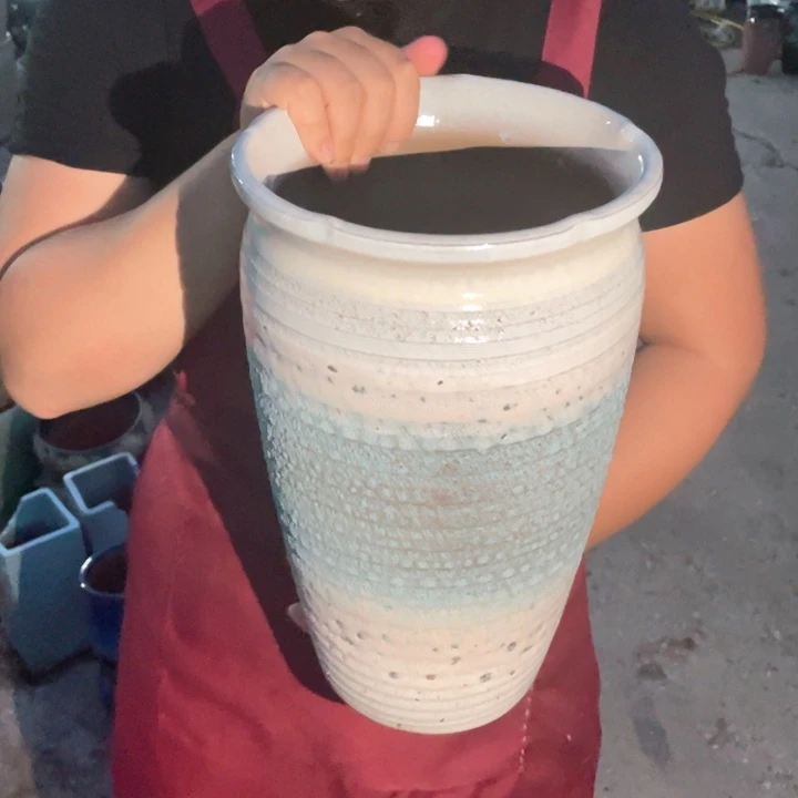 紫砂花盆口19高33正品正品