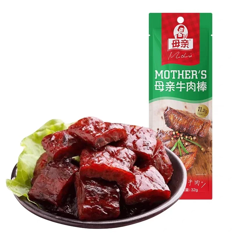 【2026/3/1到期】母亲牛肉棒原味32g*6袋