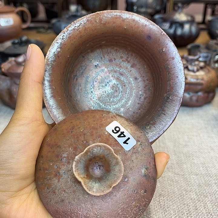 裸柴烧陶瓷手工茶器