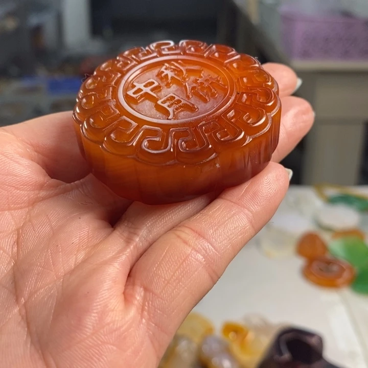 玛瑙/玉髓未镶嵌吊坠(不含链)