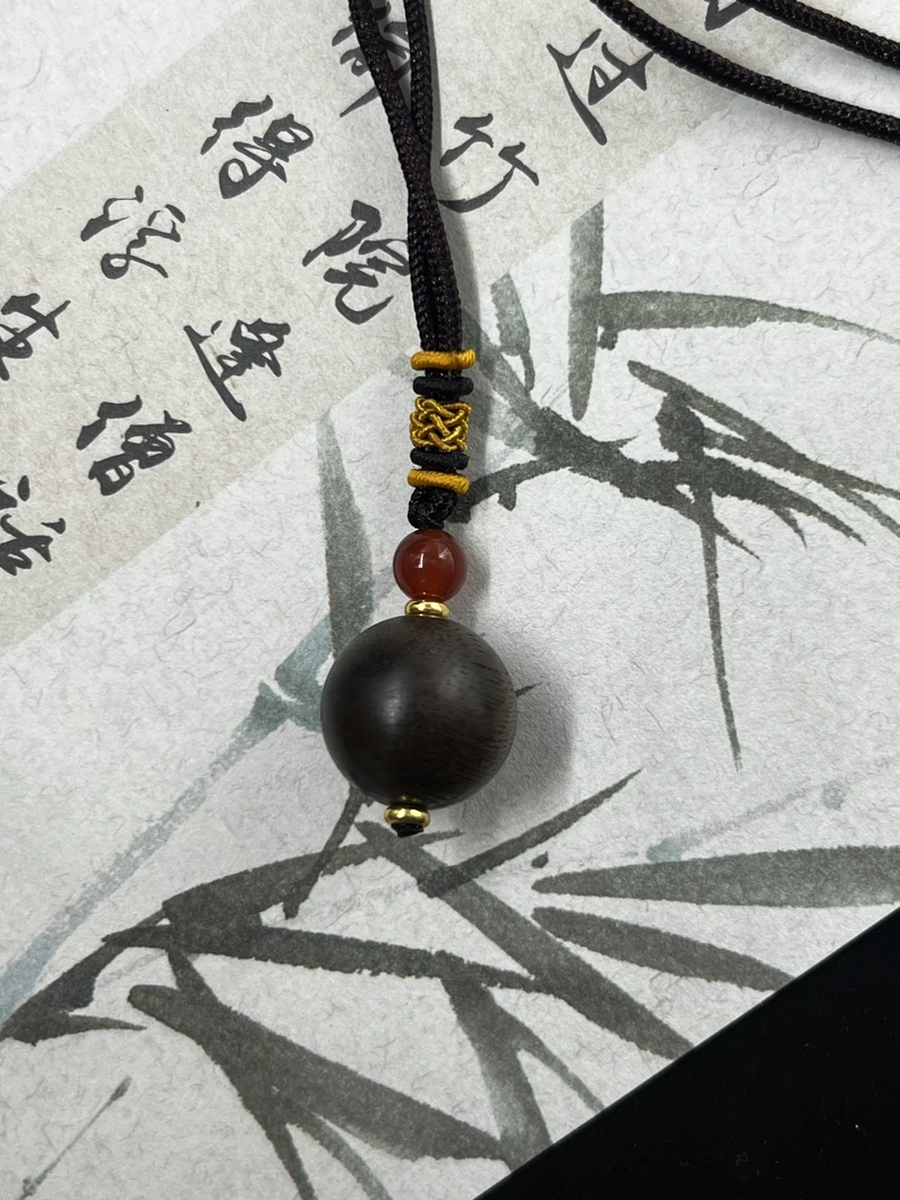 【蕹合】芽庄紫奇2.0圆珠吊坠香味好手工珠串DIY编织老料男女通用