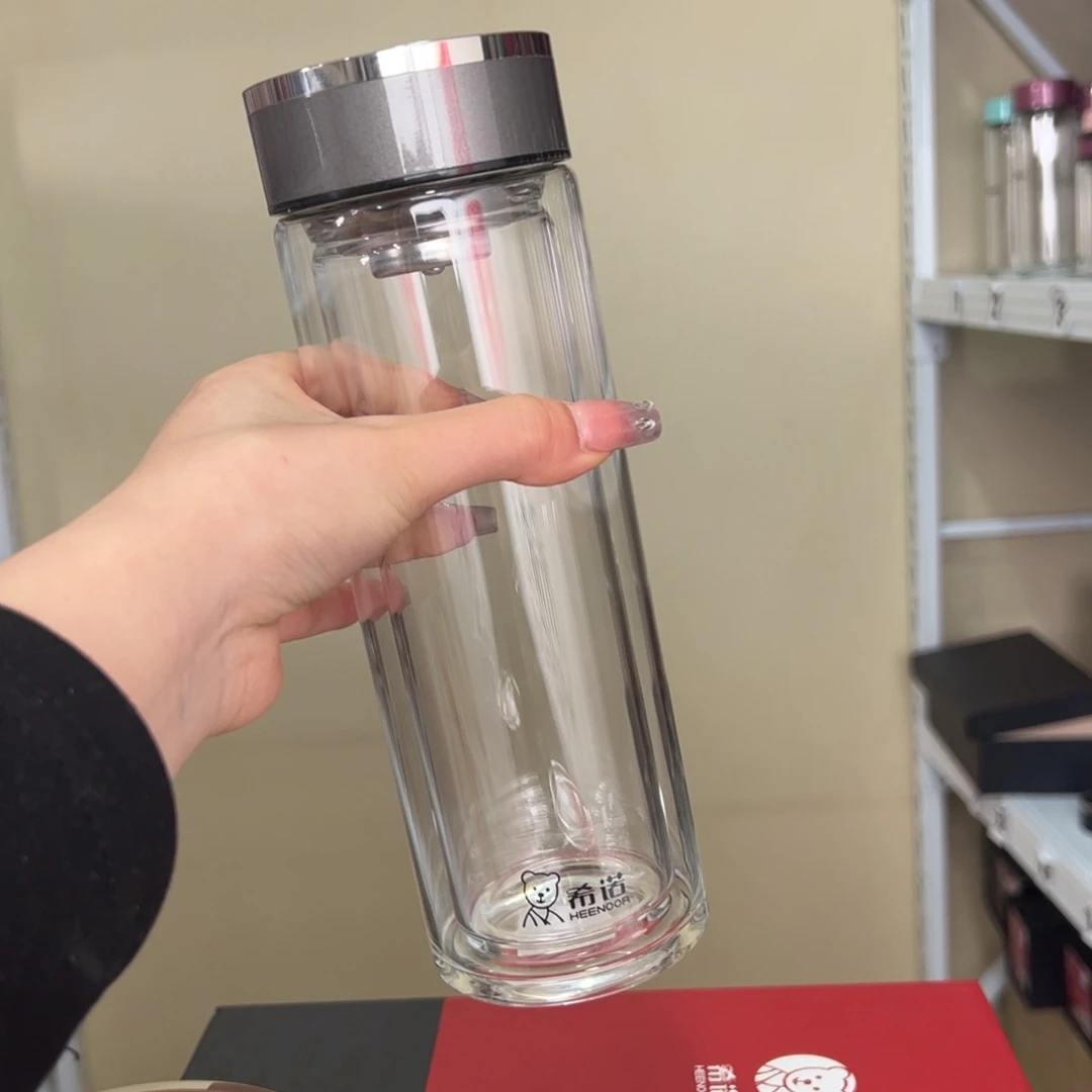 【闪购商品】双层410毫升高硼硅茶杯幺零零三