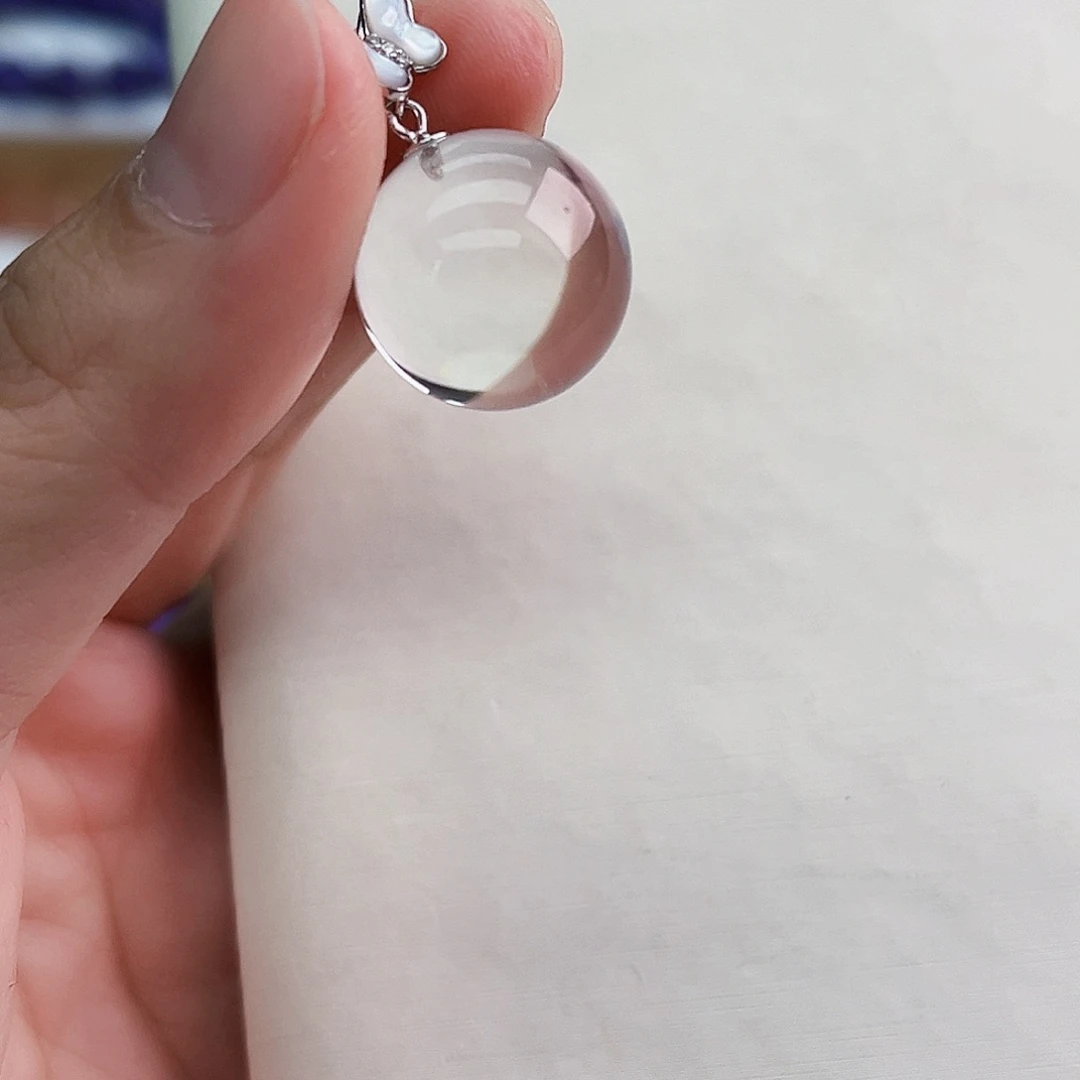 银S925镶嵌颈饰水晶天然