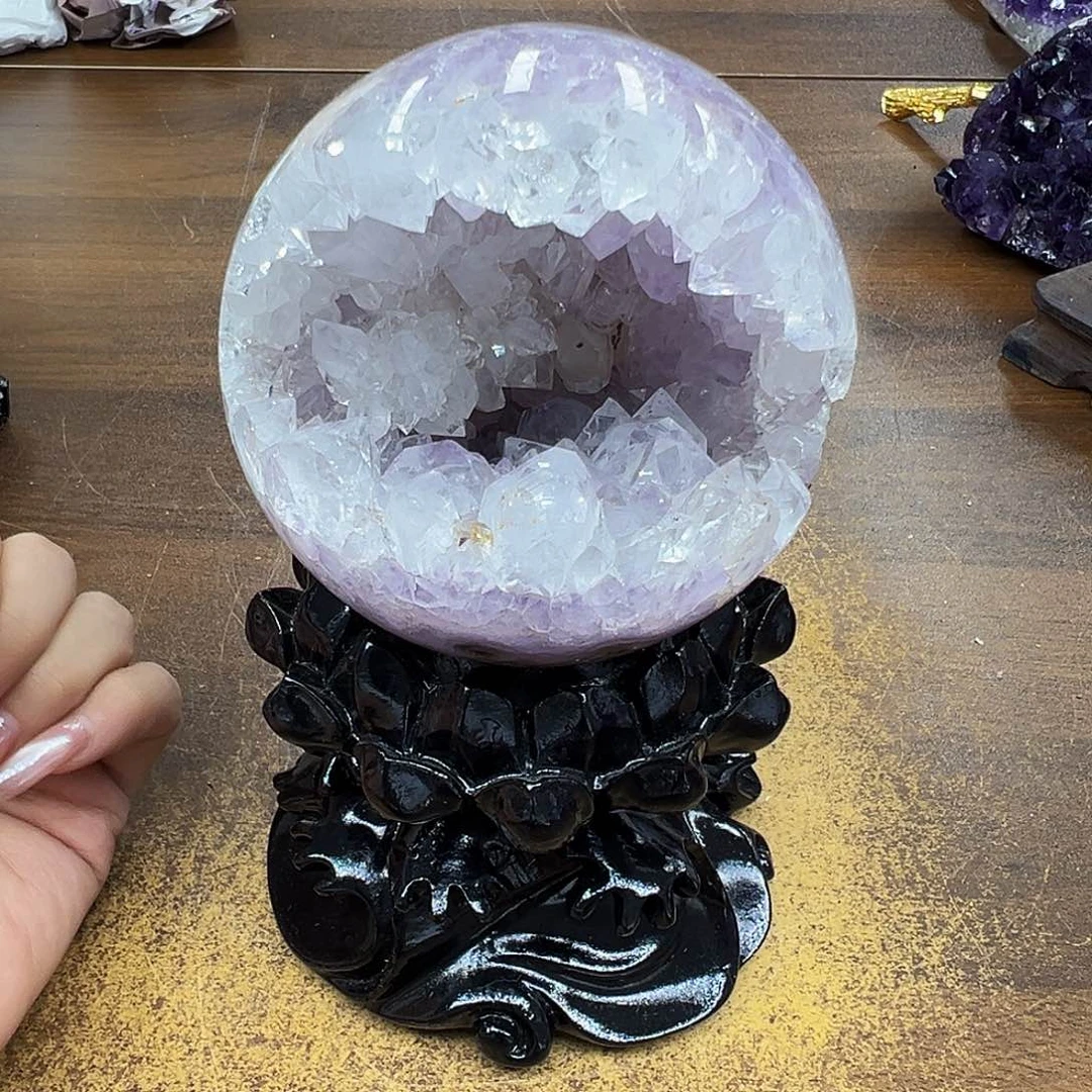 紫晶摆件未镶嵌晶体