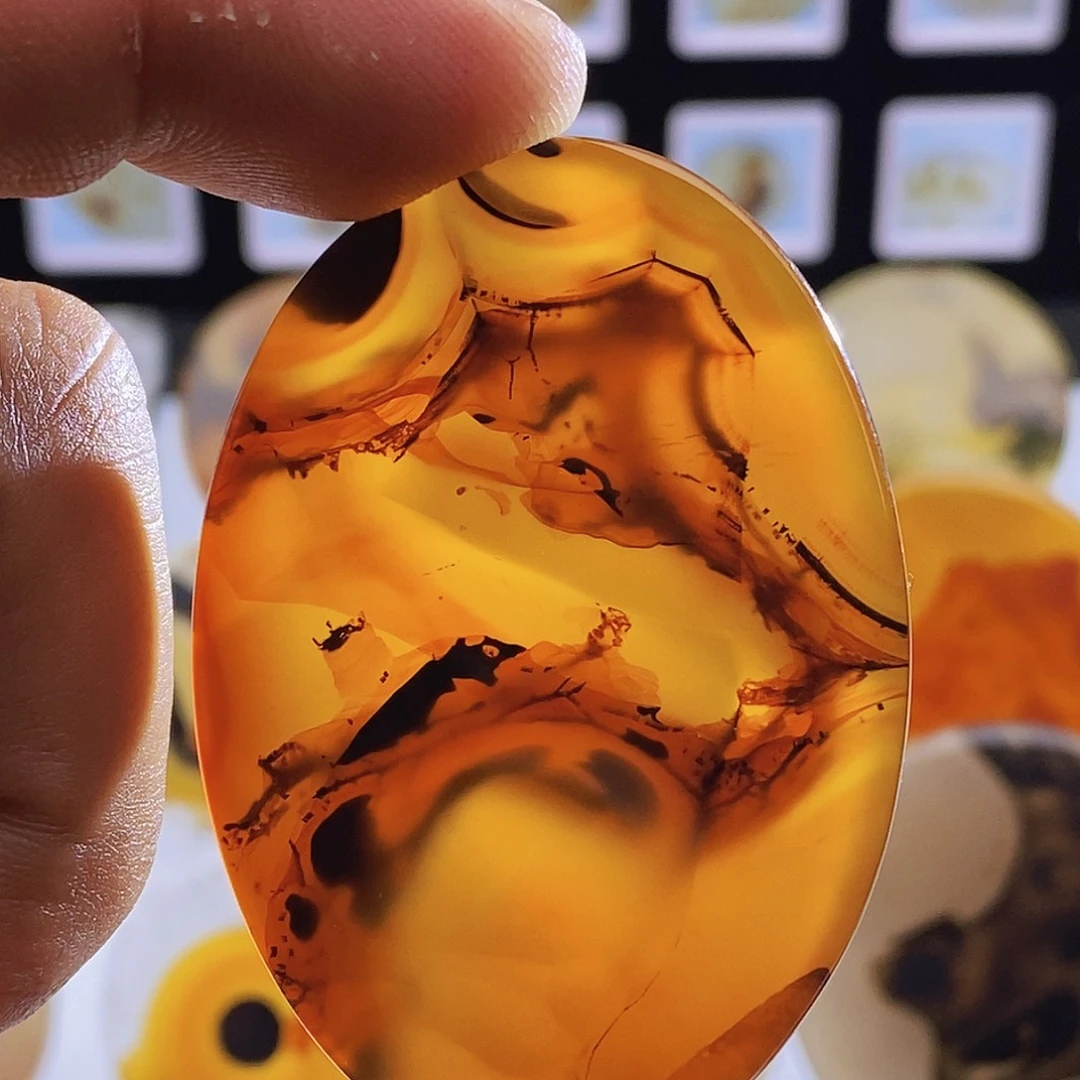 E***g玛瑙/玉髓未镶嵌吊坠(不含链)