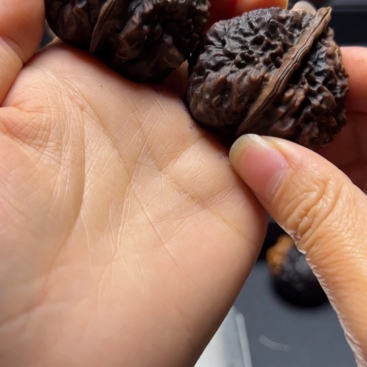 文玩核桃吊坠鳄鱼头40