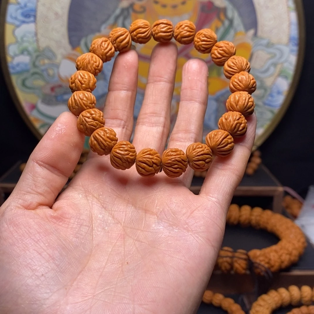 手串桃核龙纹桃核风羽