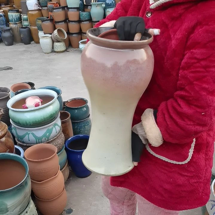 红陶口18高43瑕疵