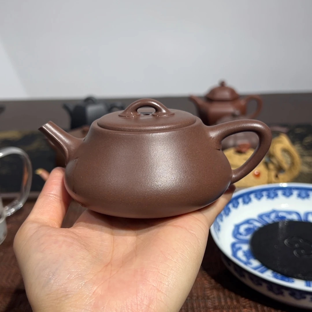 茶壶紫砂业瓢180cc紫泥